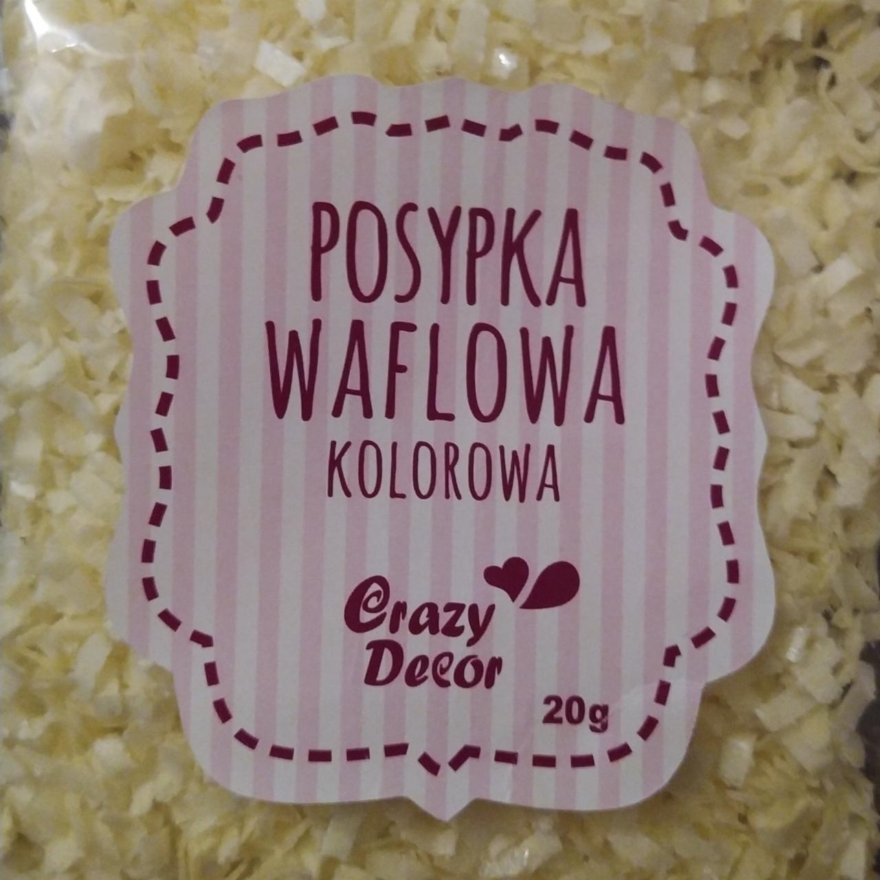 Zdjęcia - Posypka waflowa kolorowa Crazy Decor