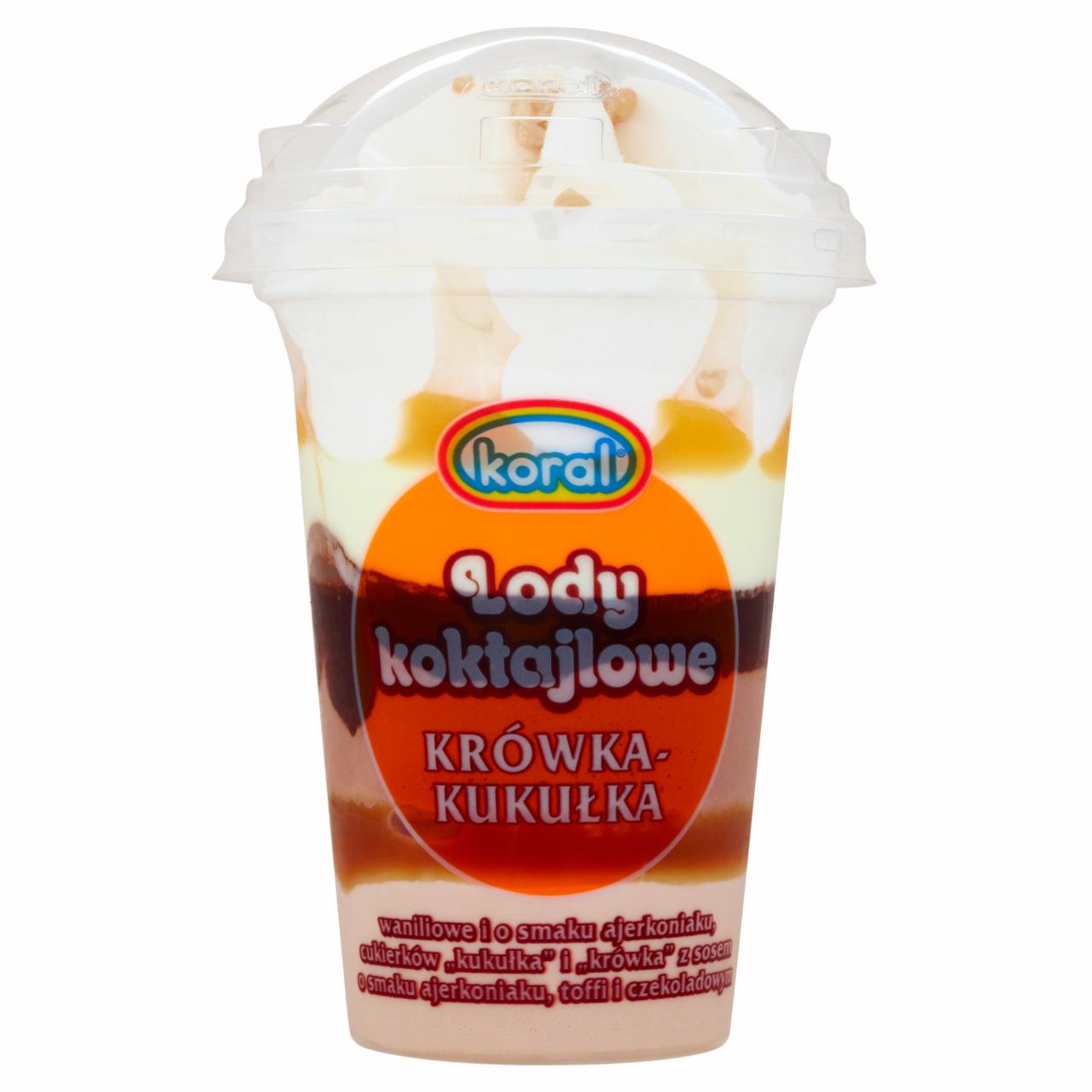 Zdjęcia - Lody koktajlowe krówka-kukułka 400 ml Koral