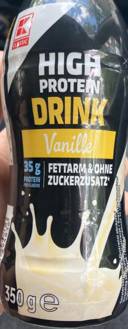 Zdjęcia - High protein drink vanille K-Classic