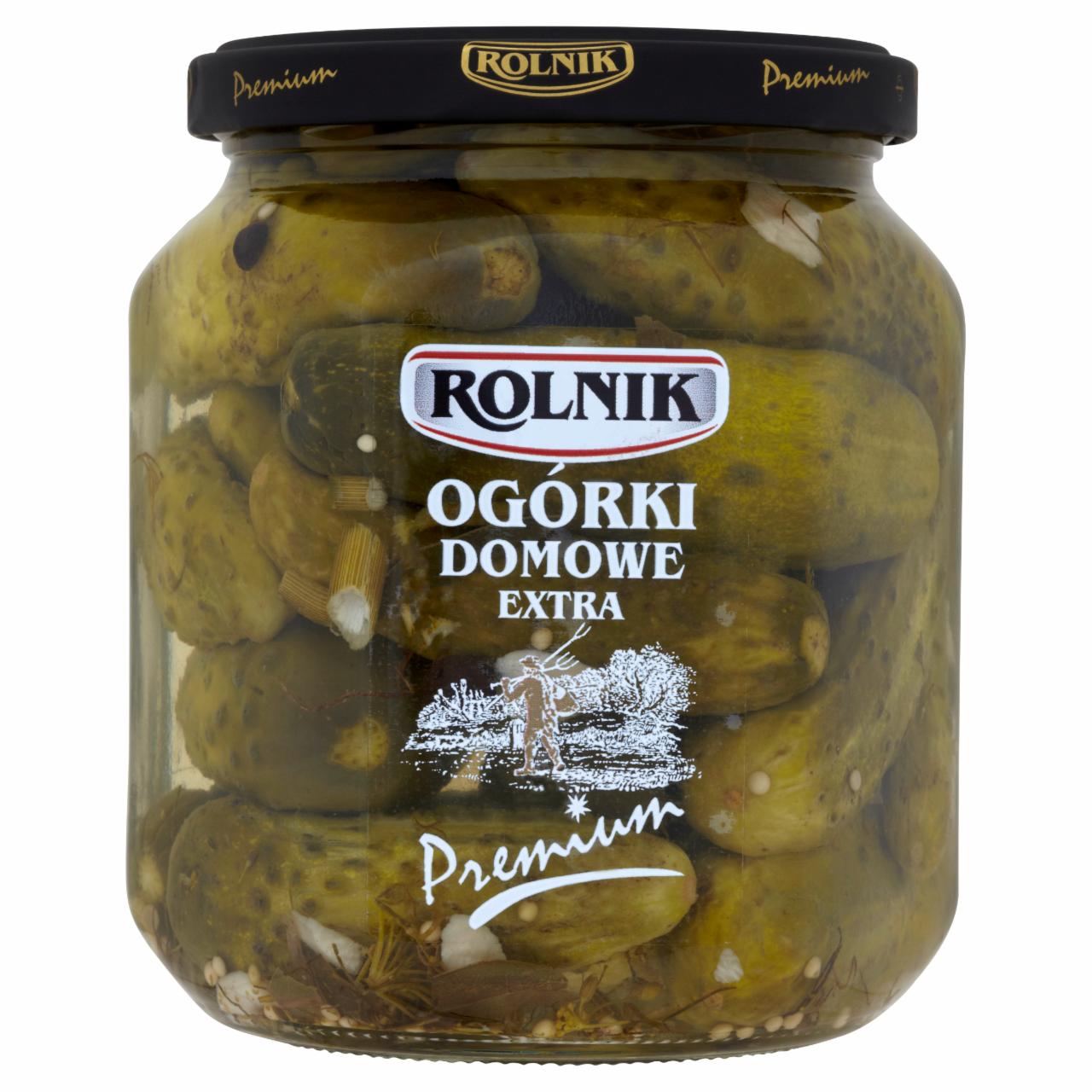 Zdjęcia - Rolnik Premium Ogórki domowe extra 550 g