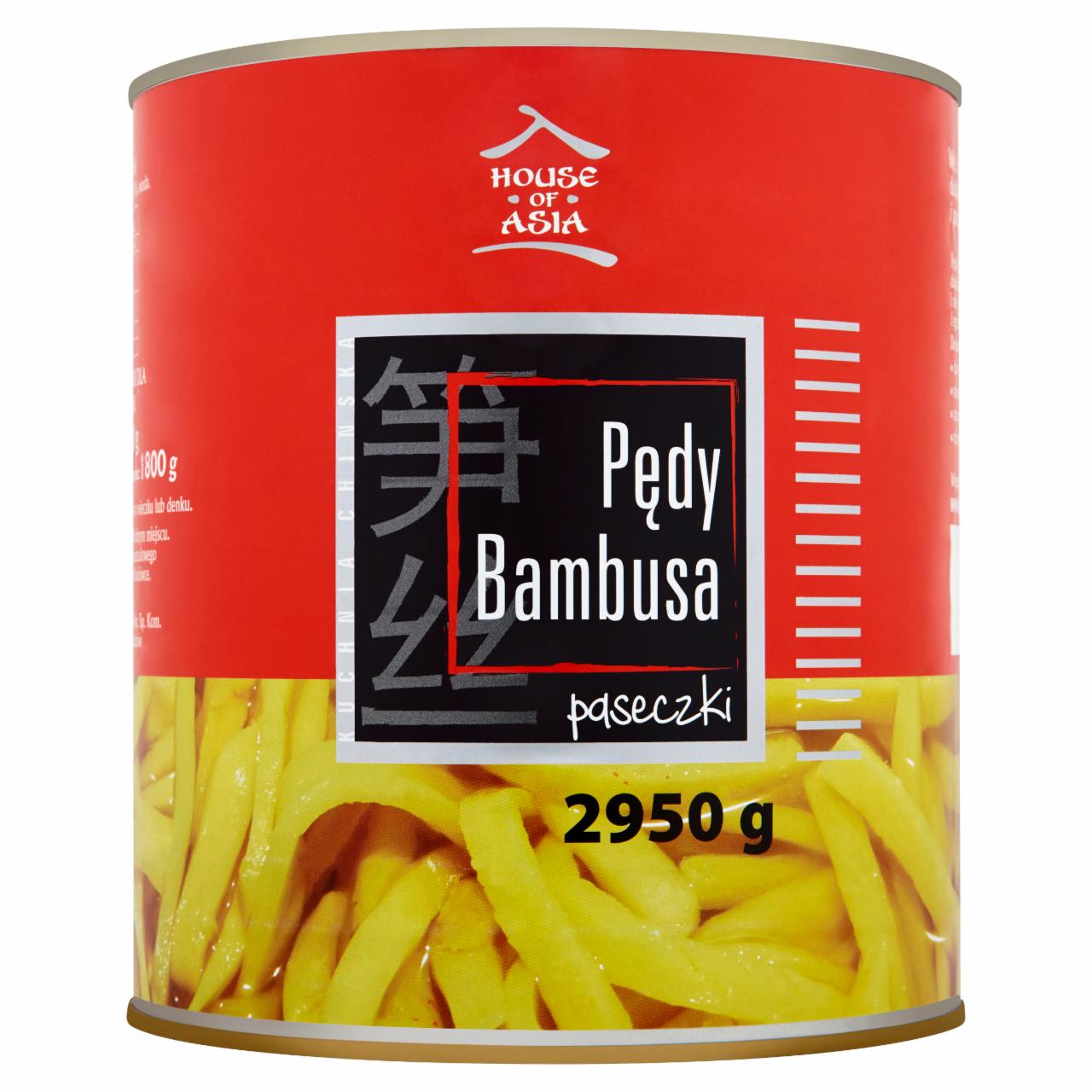 Zdjęcia - House of Asia Pędy bambusa paseczki 2950 g