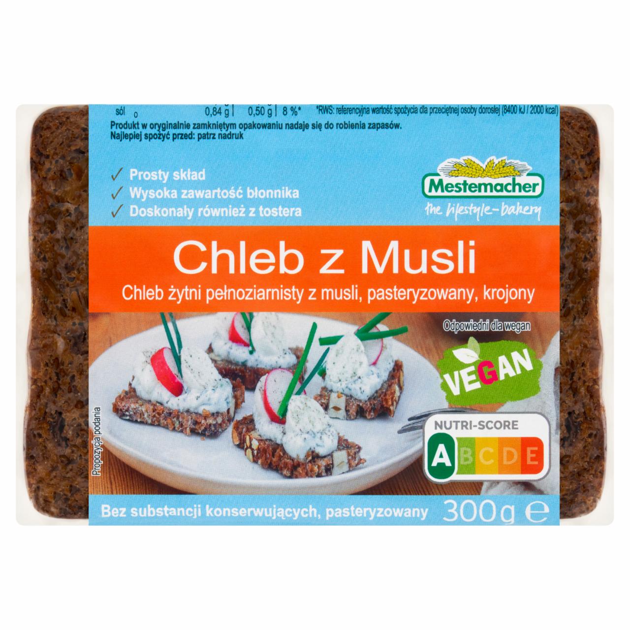 Zdjęcia - Mestemacher Chleb z musli 300 g