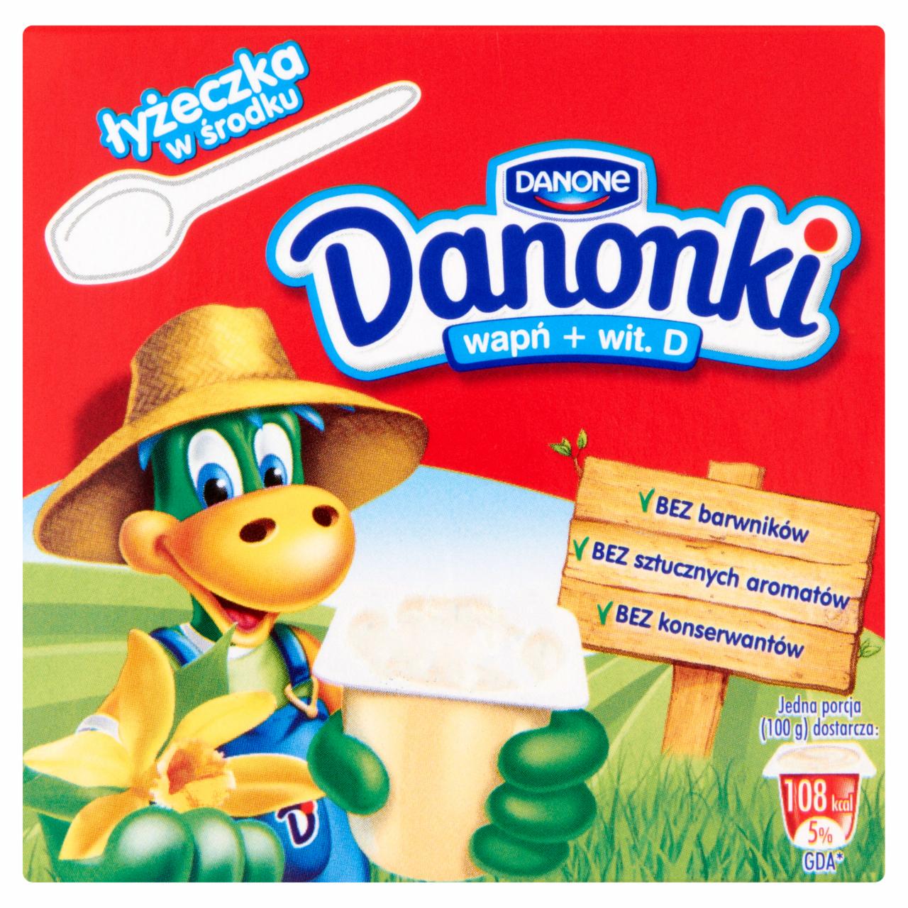 Zdjęcia - Danone Danonki smak waniliowy Twarożek 100 g