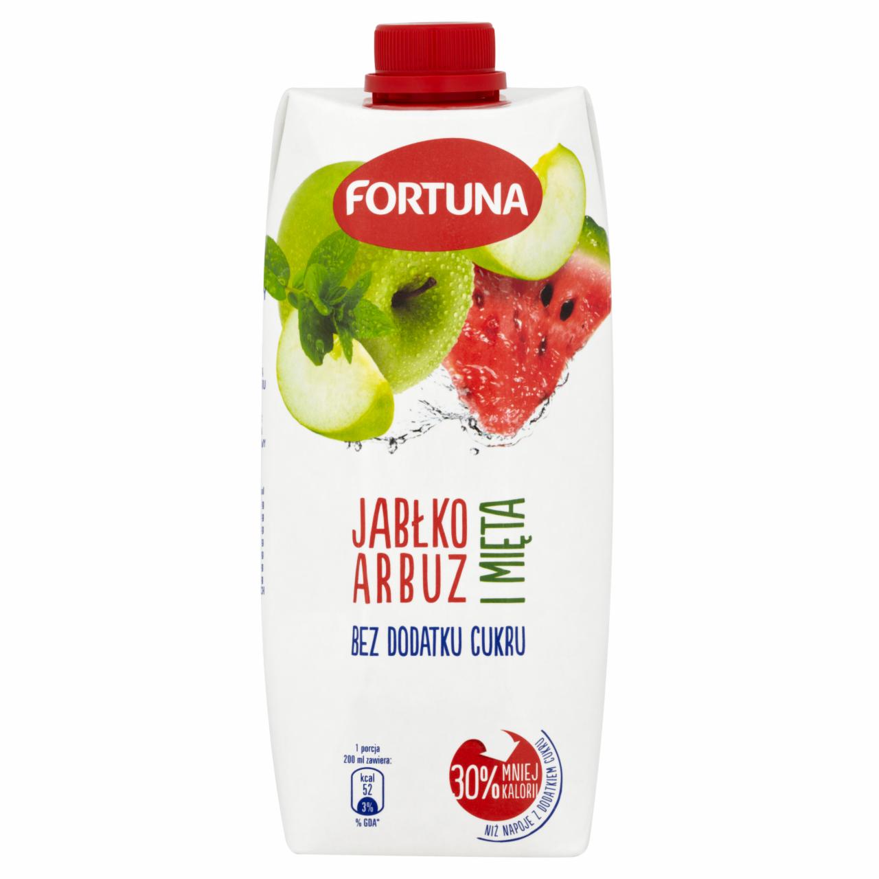 Zdjęcia - Fortuna Jabłko arbuz i mięta Napój 500 ml