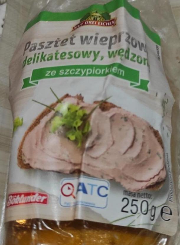 Zdjęcia - pasztet wieprzowy delikatesowy wędzony ze szczypiorkiem