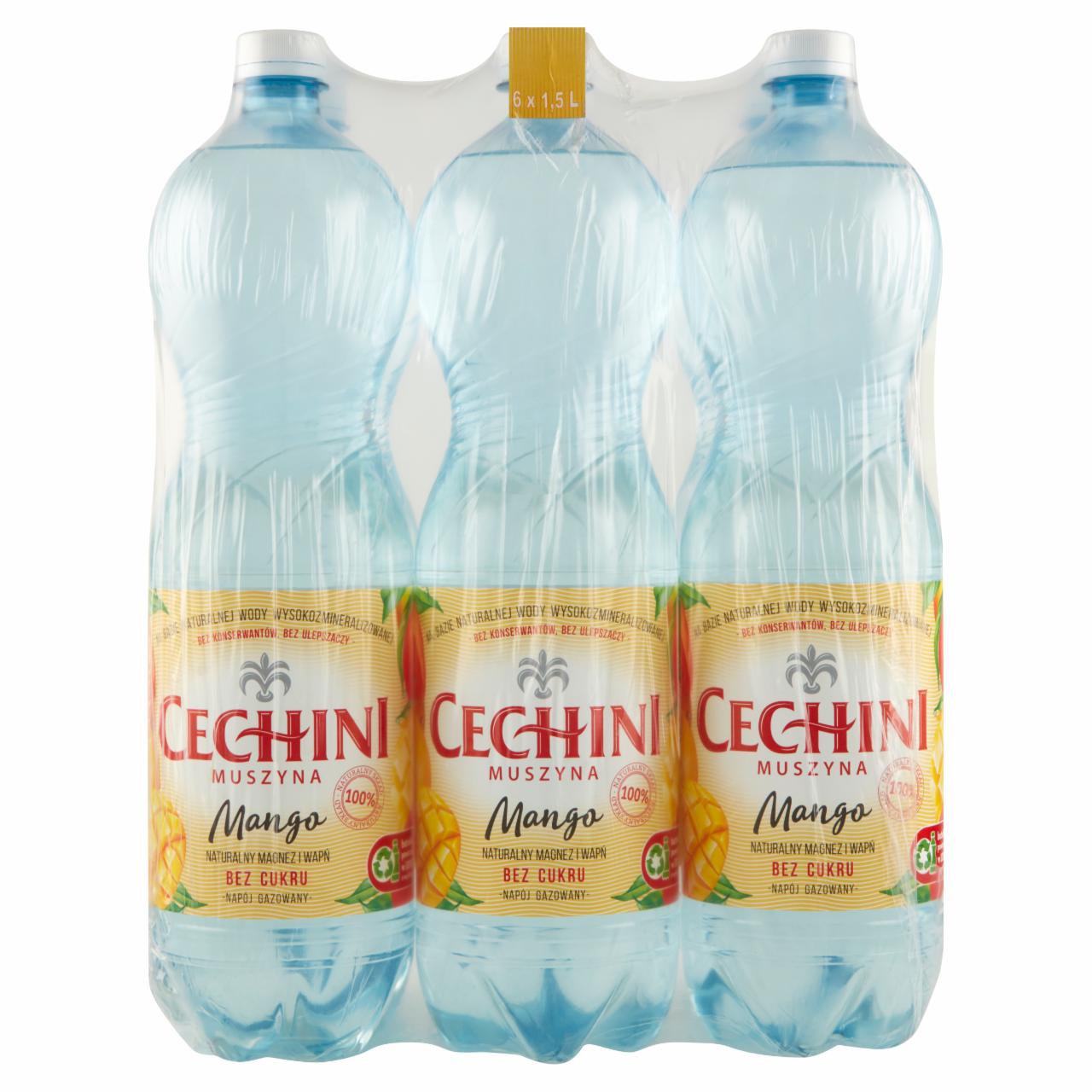 Zdjęcia - Muszyna Cechini Mango Napój gazowany 6 x 0,5 l