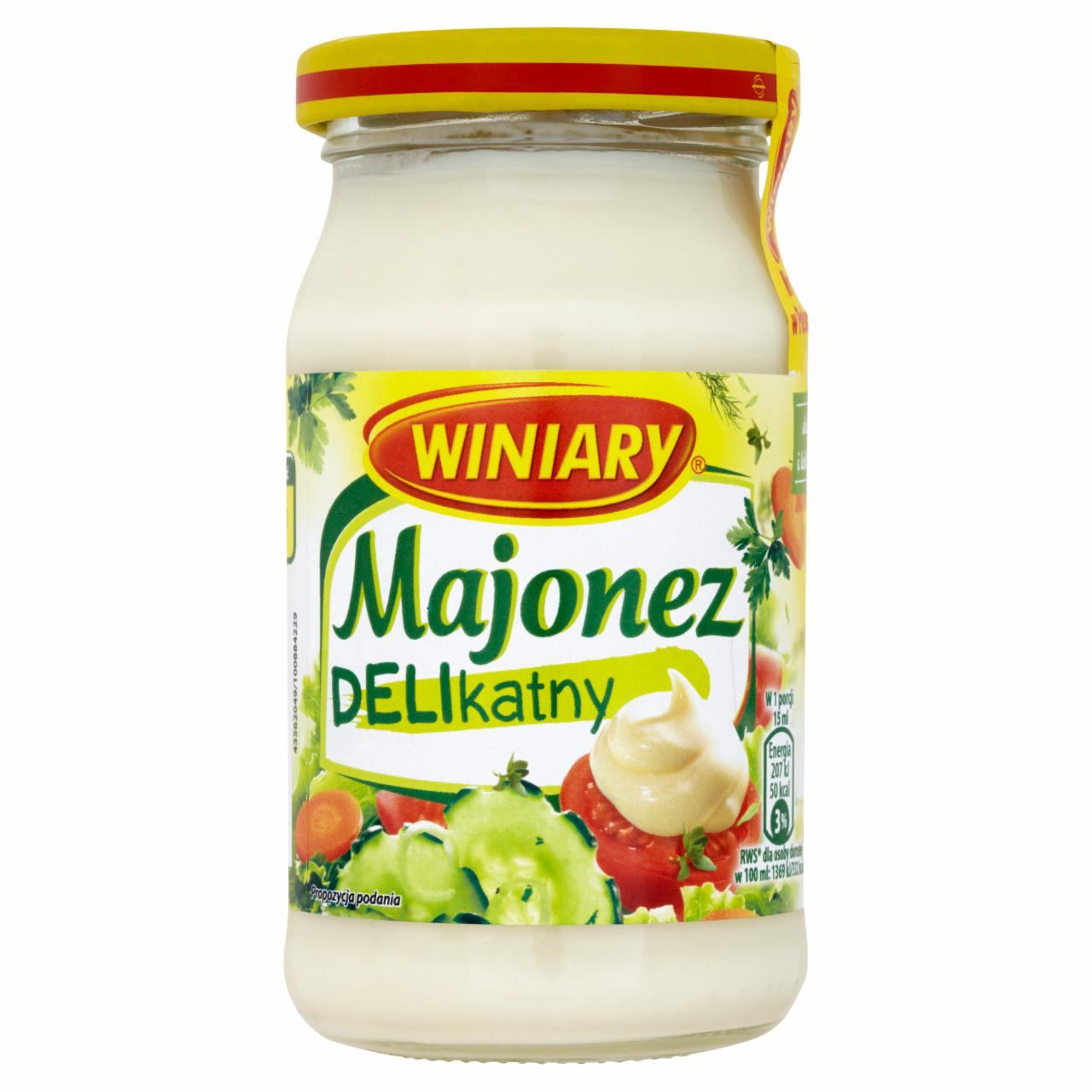 Zdjęcia - Winiary Majonez delikatny 250 ml