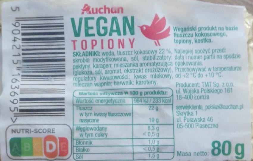 Zdjęcia - Auchan Vegan ser topiony