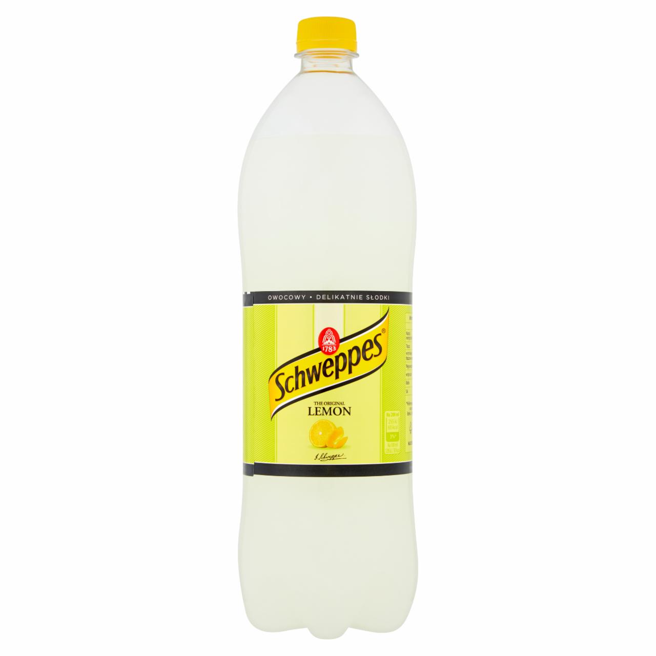 Zdjęcia - Schweppes Lemon Napój gazowany 1,4 l