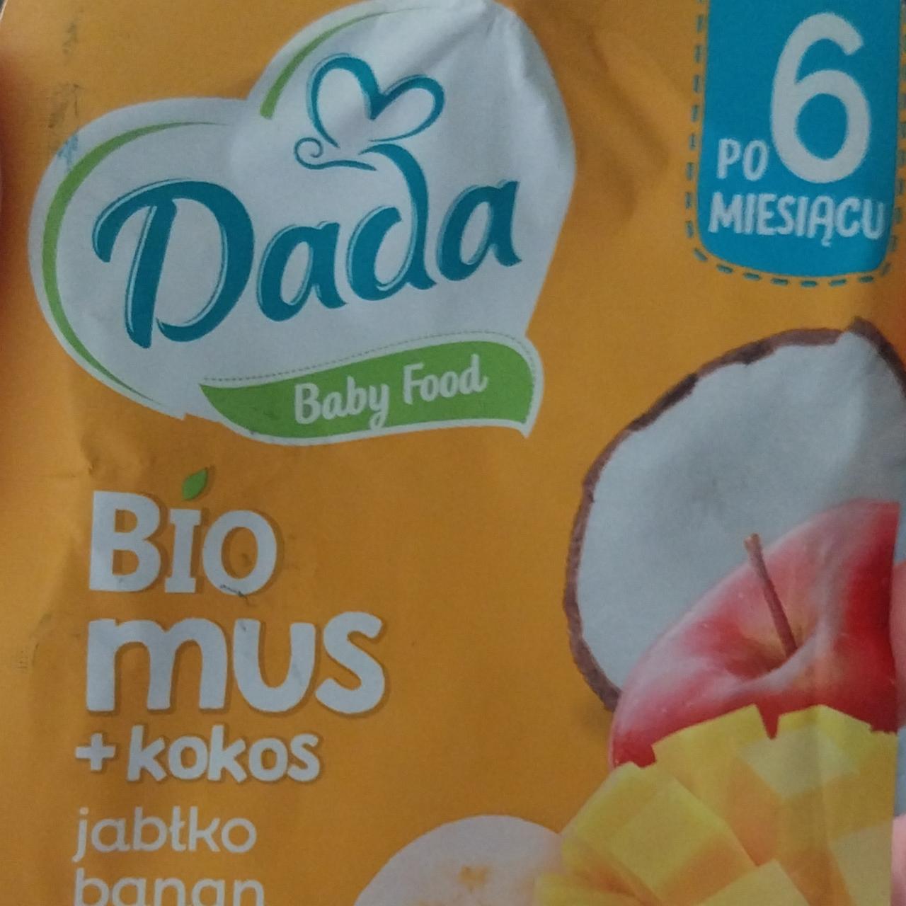 Zdjęcia - Bio mus + kokos jabłko banan mango Dada