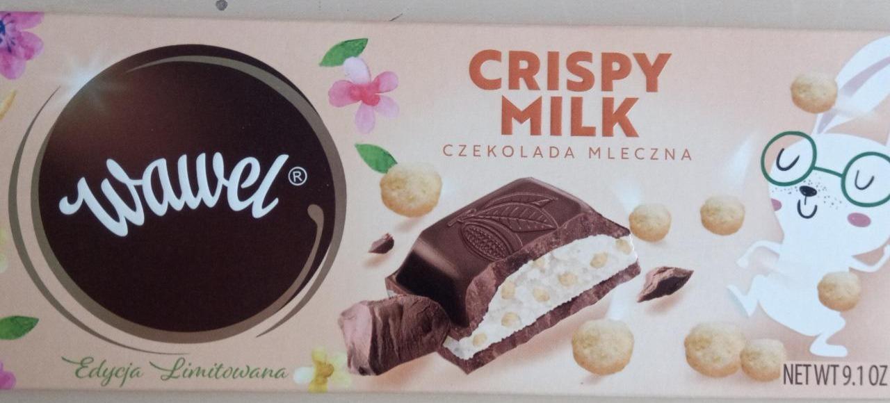 Zdjęcia - Czekolada mleczna Crispy Milk Wawel