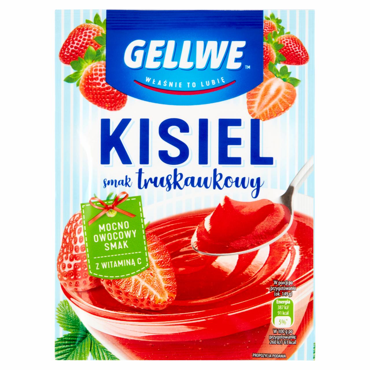 Zdjęcia - Gellwe Kisiel smak truskawkowy 38 g