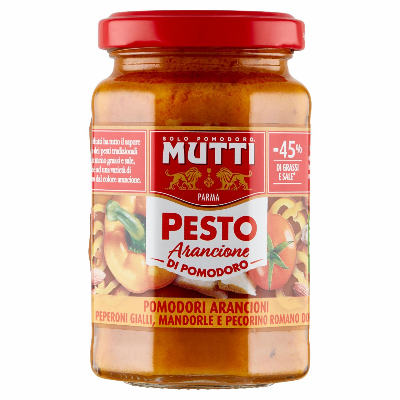 Zdjęcia - Mutti Pesto Arancione Sos pomidorowy 180 g