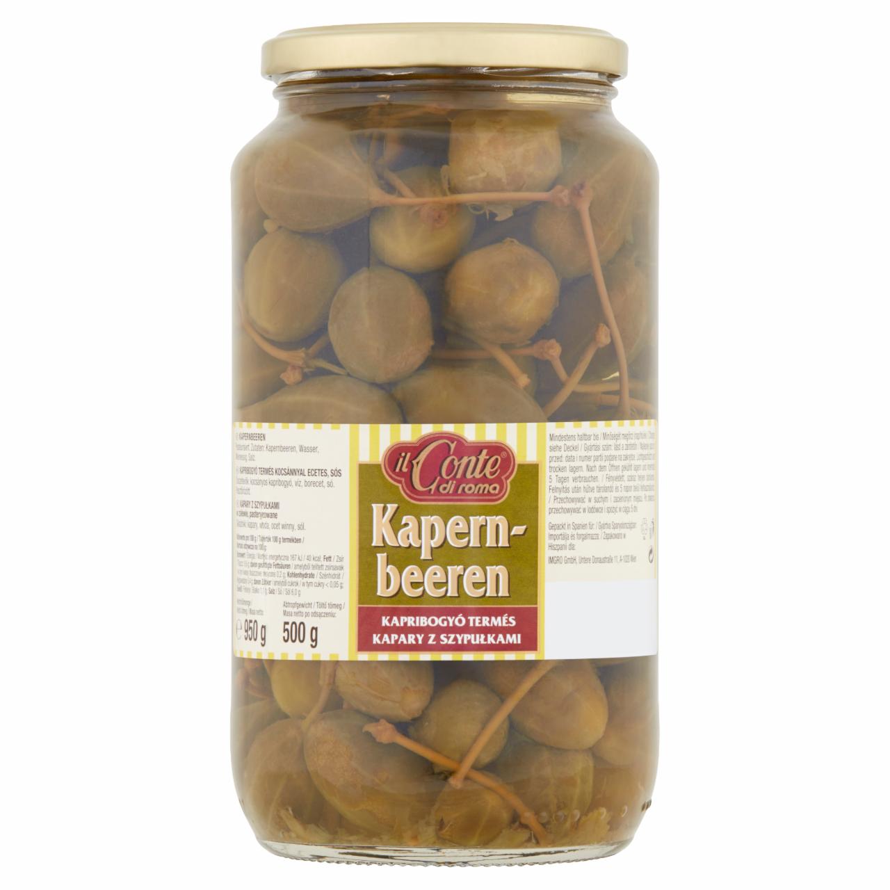 Zdjęcia - il Conte di Roma Kapary z szypułkami 950 g