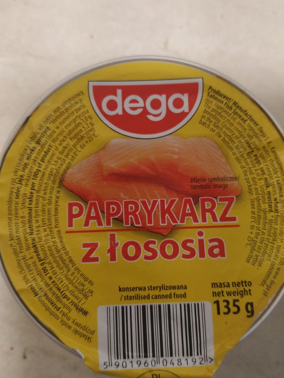 Zdjęcia - Dega Paprzykarz z łososia