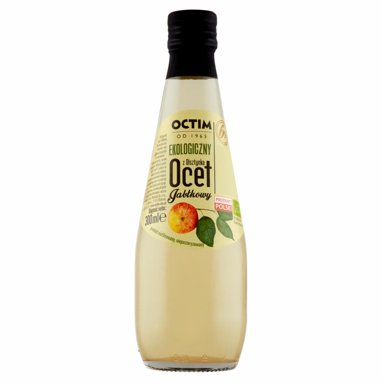 Zdjęcia - Octim Ekologiczny ocet jabłkowy 6% 300 ml