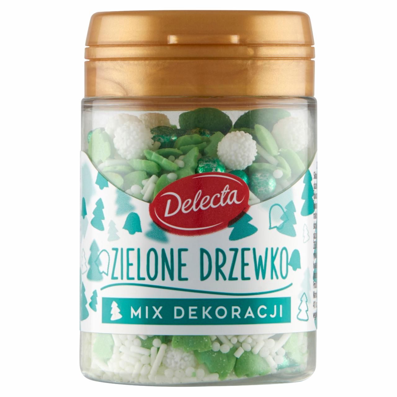 Zdjęcia - Delecta Mix dekoracji zielone drzewko 55 g