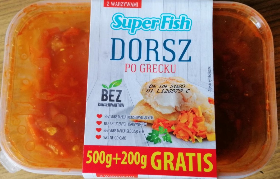 Zdjęcia - Dorsz po grecku SuperFish