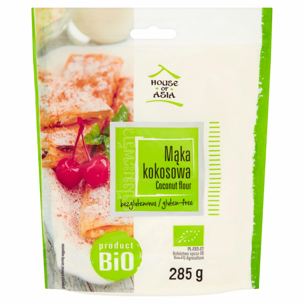 Zdjęcia - House of Asia Mąka kokosowa Bio 285 g