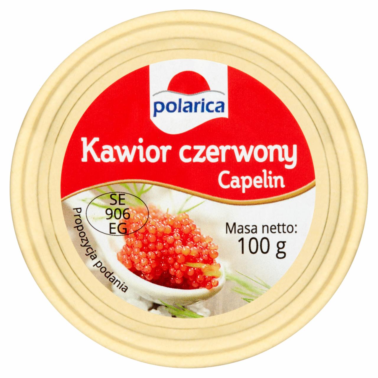 Zdjęcia - Polarica Kawior czerwony Capelin 100 g