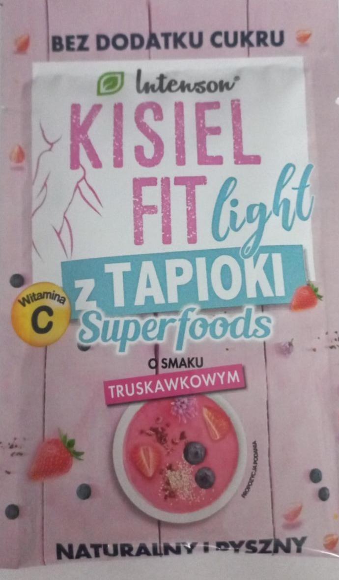 Zdjęcia - Kisiel Fit z tapioki truskawkowy Intenson