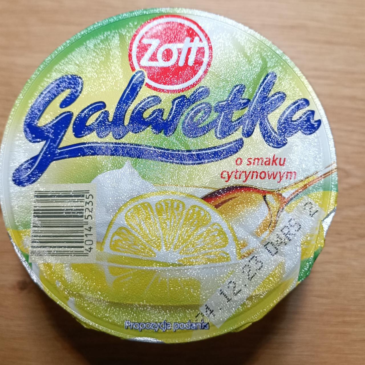 Zdjęcia - Galaretka o smaku cytrynowym Zott