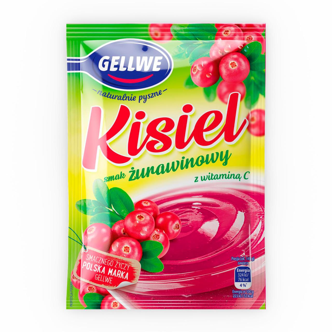 Zdjęcia - Gellwe Kisiel smak żurawinowy 38 g