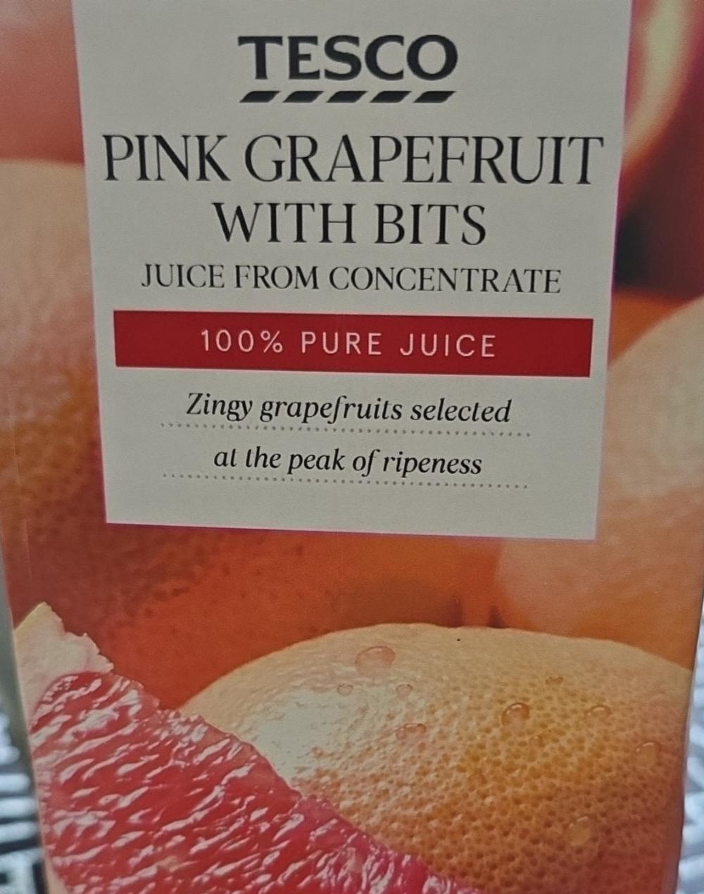 Zdjęcia - Pink grapefruit with bits Tesco