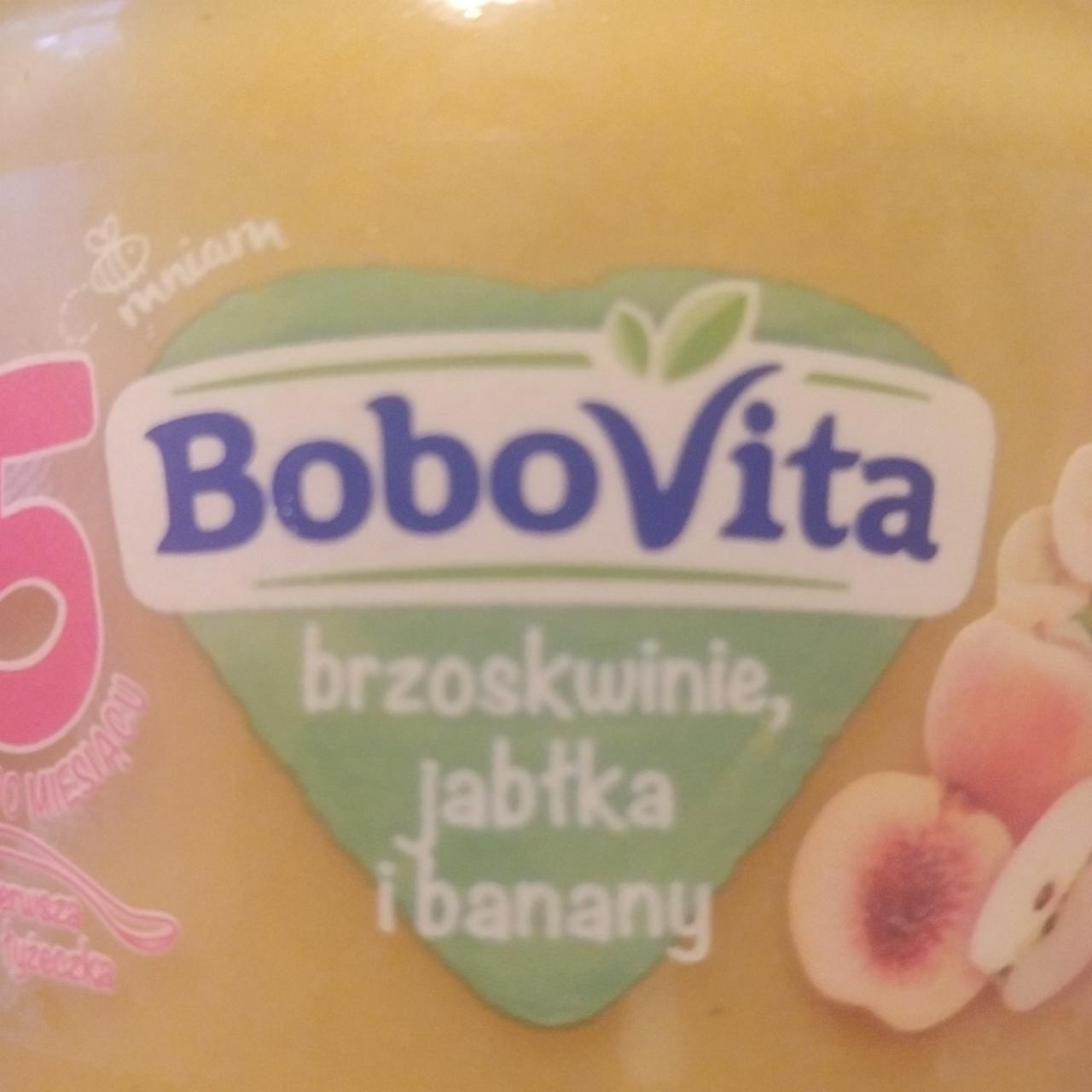 Zdjęcia - BoboVita Brzoskwinie jabłka i banany po 5 miesiącu 125 g