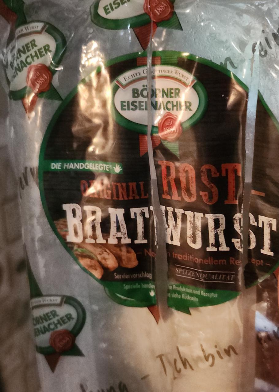 Zdjęcia - Original Rost Bratwurst Borner Eisenacher