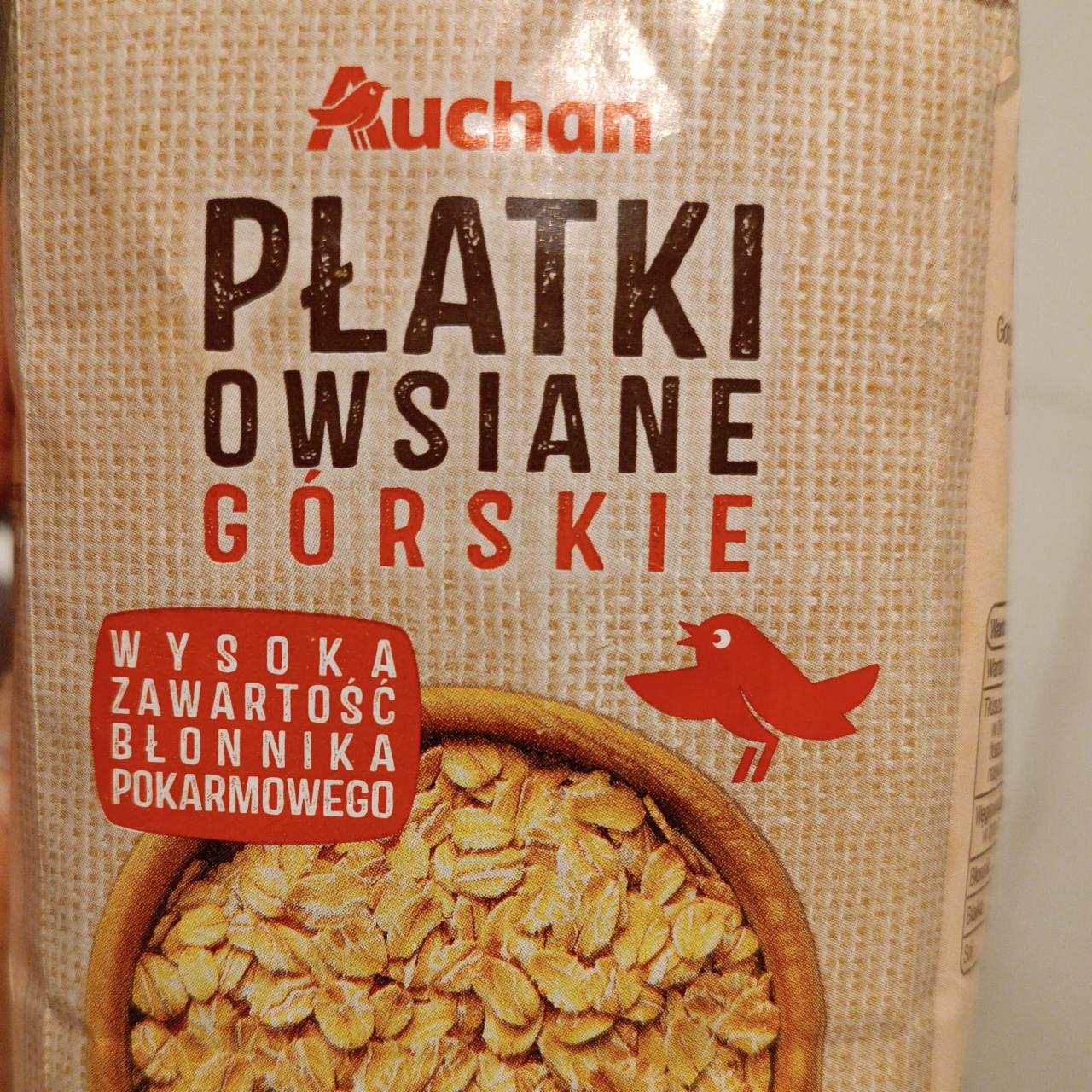 Zdjęcia - Płatki owsiane górskie Auchan