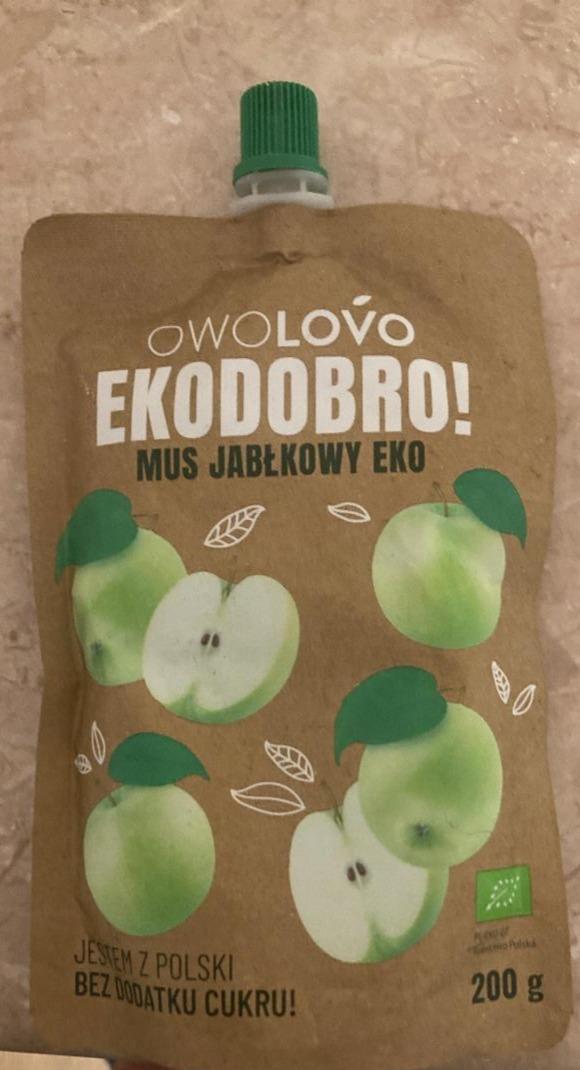 Zdjęcia - Ekodobro! Bio Mus jabłkowy Owolovo