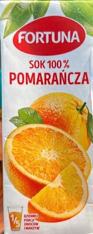 Zdjęcia - Fortuna Sok 100% pomarańcza 200 ml