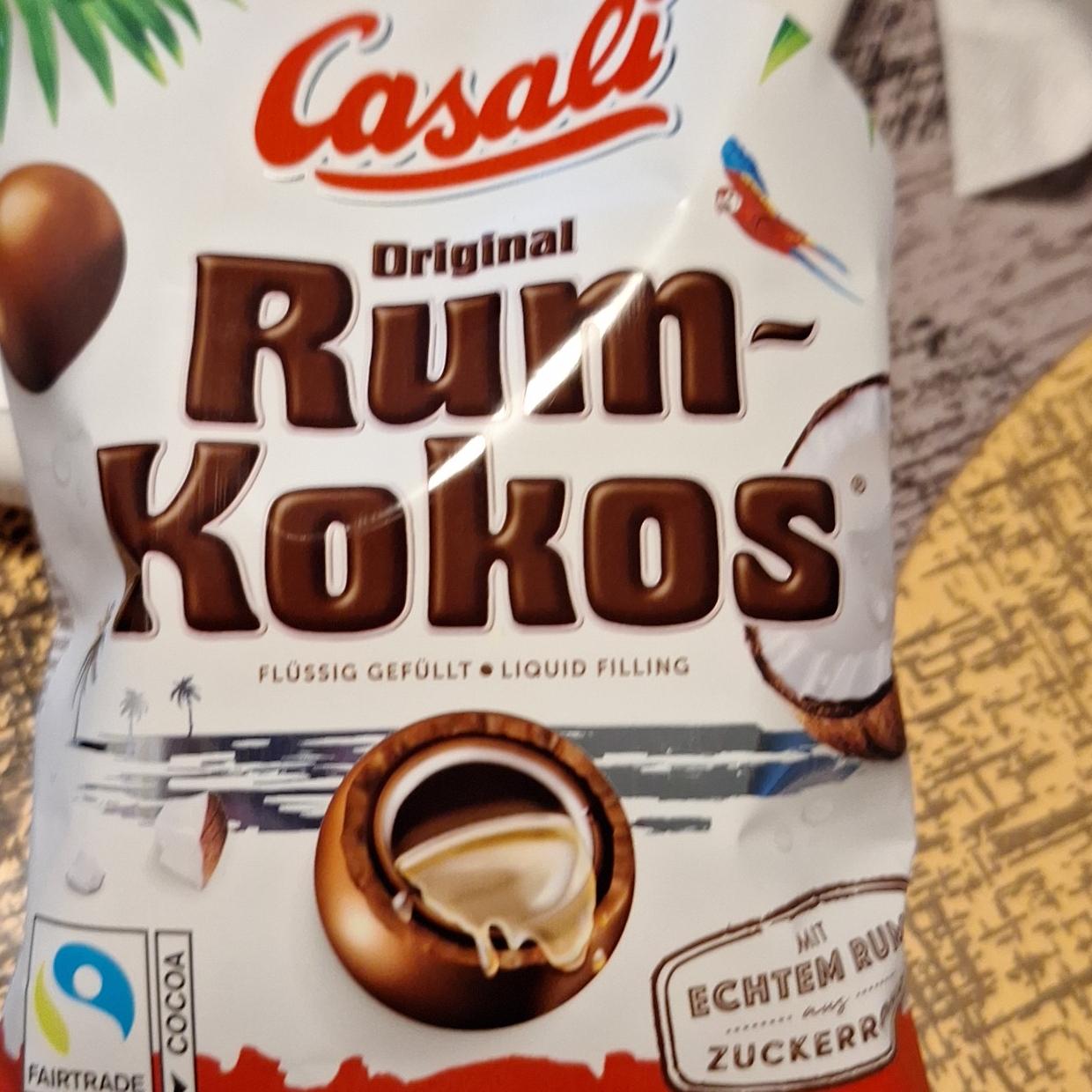 Zdjęcia - Casali Original Draże kokosowe z płynnym nadzieniem 100 g