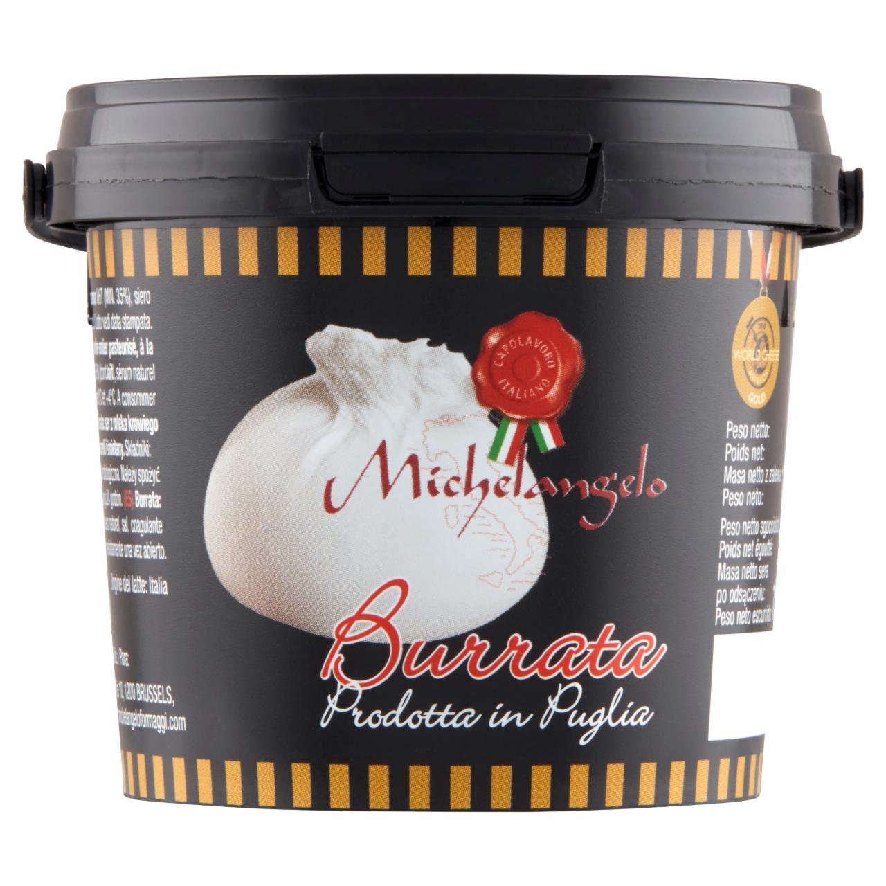 Zdjęcia - Michelangelo Burrata ser z mleka krowiego 195 g