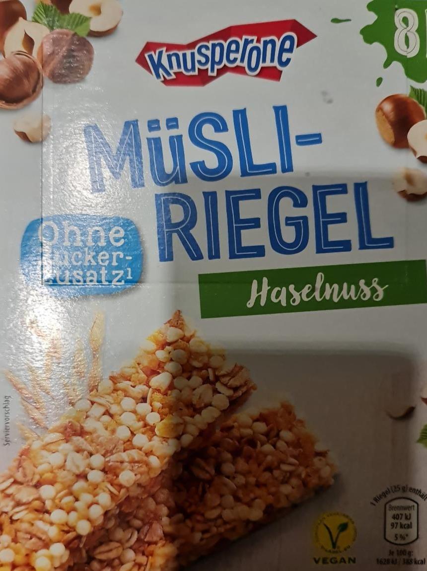 Zdjęcia - Müsli Riegel Haselnuss Knusperone