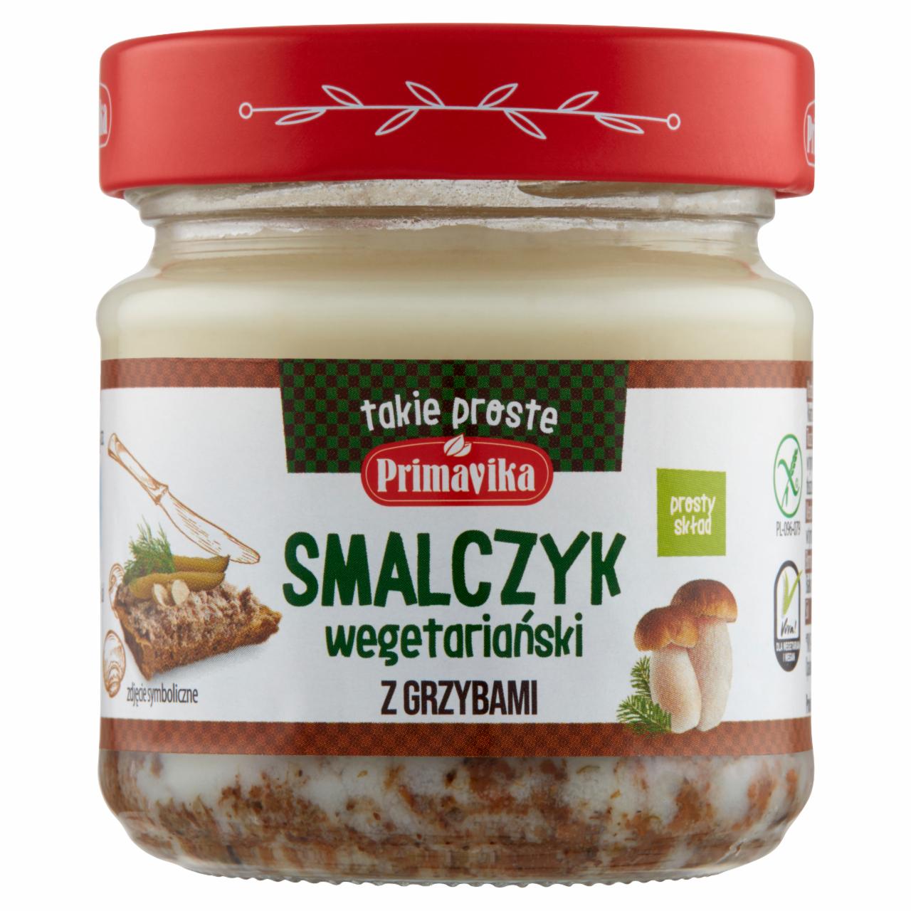 Zdjęcia - Primavika Smalczyk wegetariański z grzybami 160 g