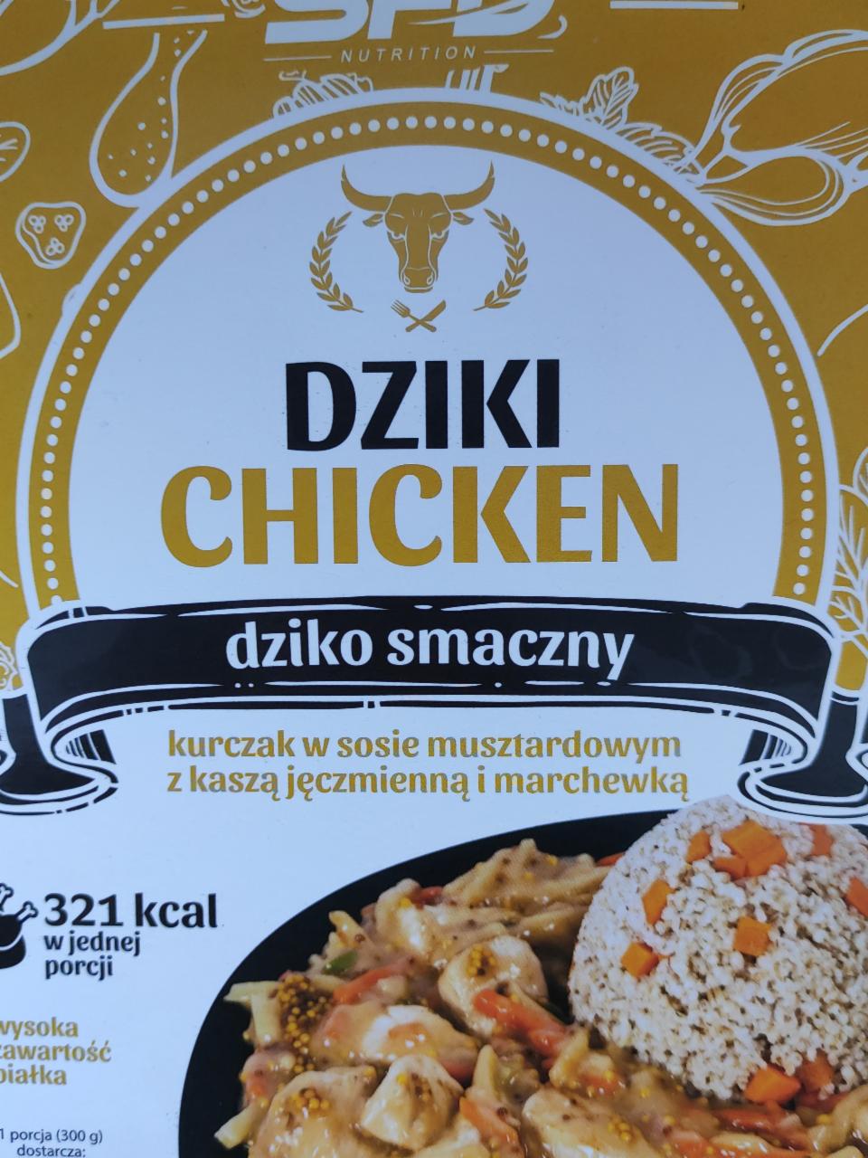 Zdjęcia - dziki chicken kurczak w sosie musztardowym SFD nutrition