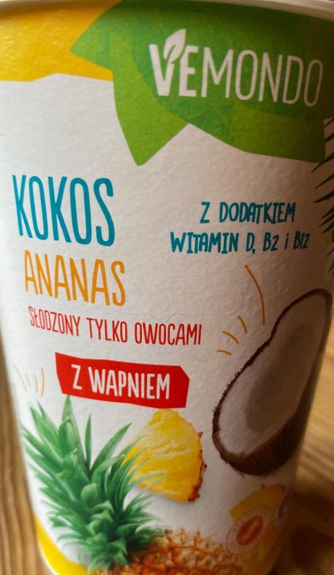 Zdjęcia - Vemondo kokos ananas z wapniem