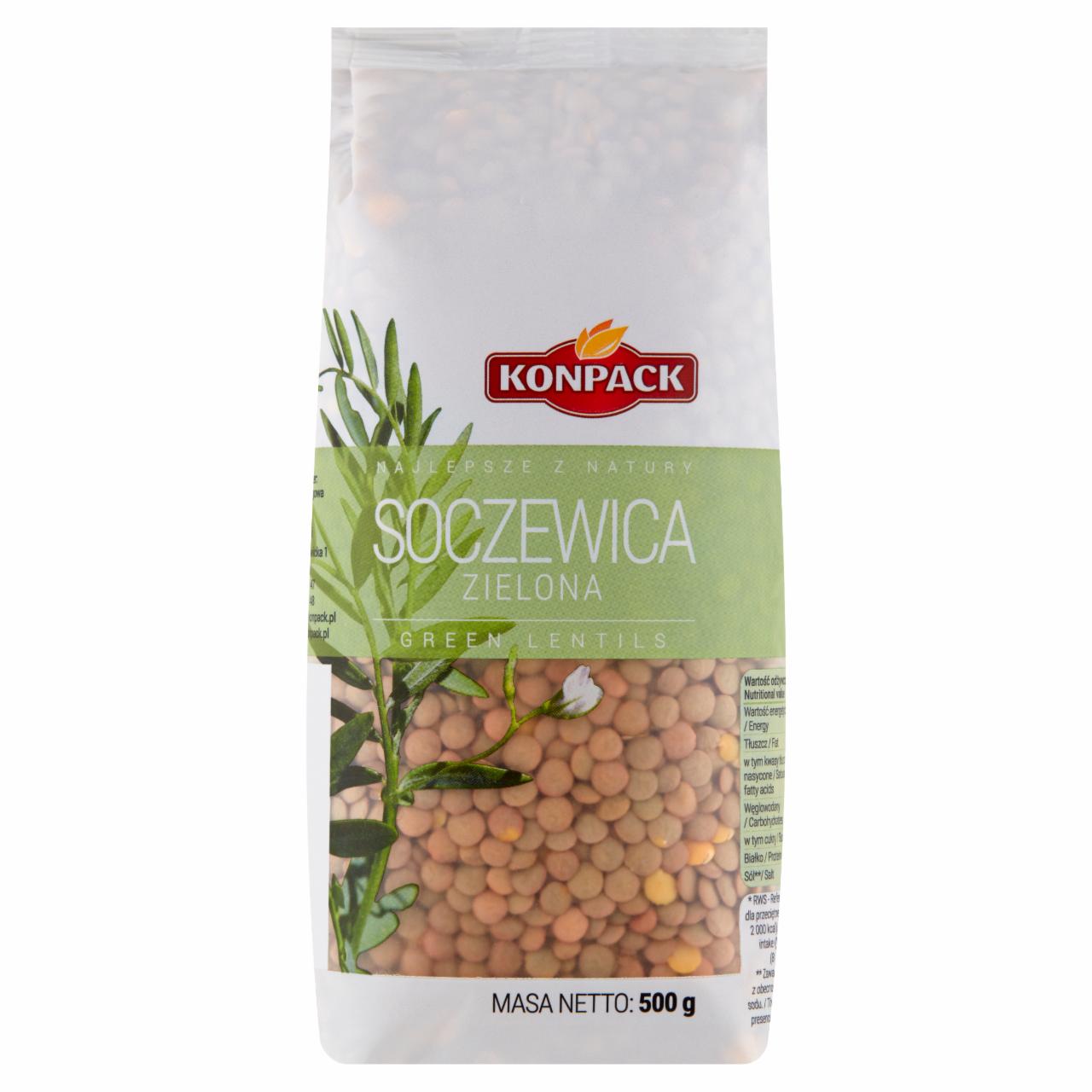 Zdjęcia - Konpack Soczewica zielona 500 g