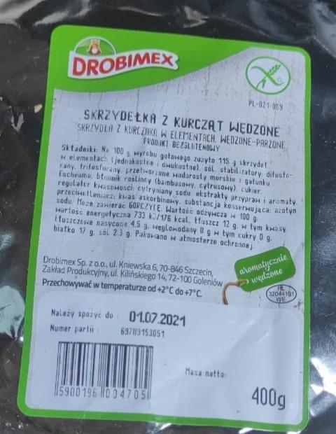 Zdjęcia - skrzydełka z kurcząt wędzone Drobimex