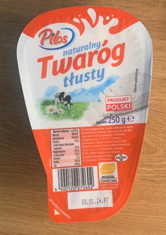 Zdjęcia - Twaróg tłusty Pilos