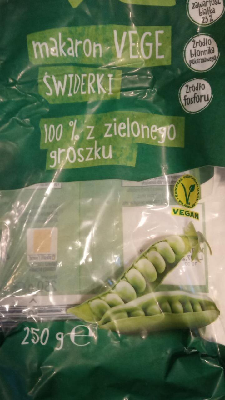 Zdjęcia - Makaron Świderki vege 100% z zielonego groszku Lidl