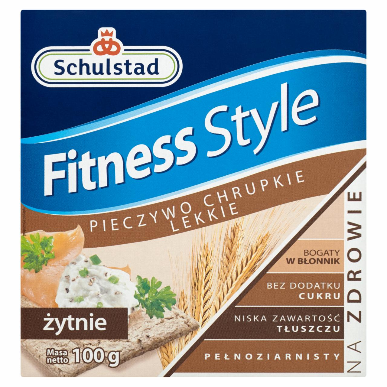 Zdjęcia - Schulstad Fitness Style Pieczywo chrupkie lekkie żytnie 100 g