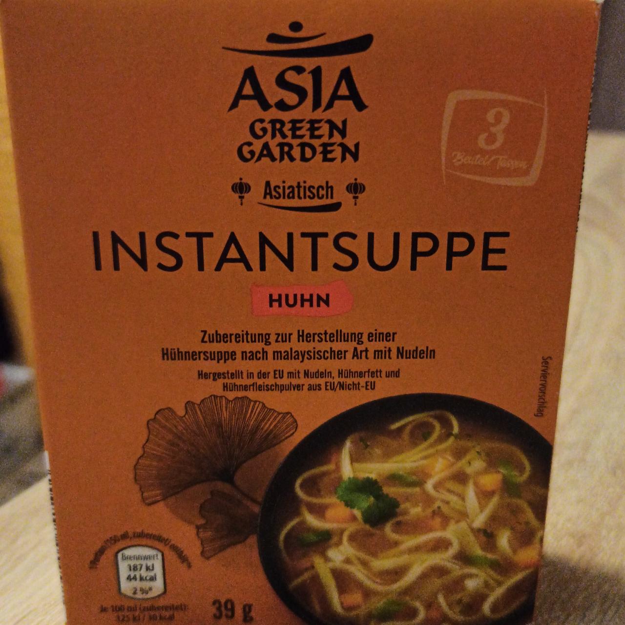 Zdjęcia - Instantsuppe huhn Asia green garden