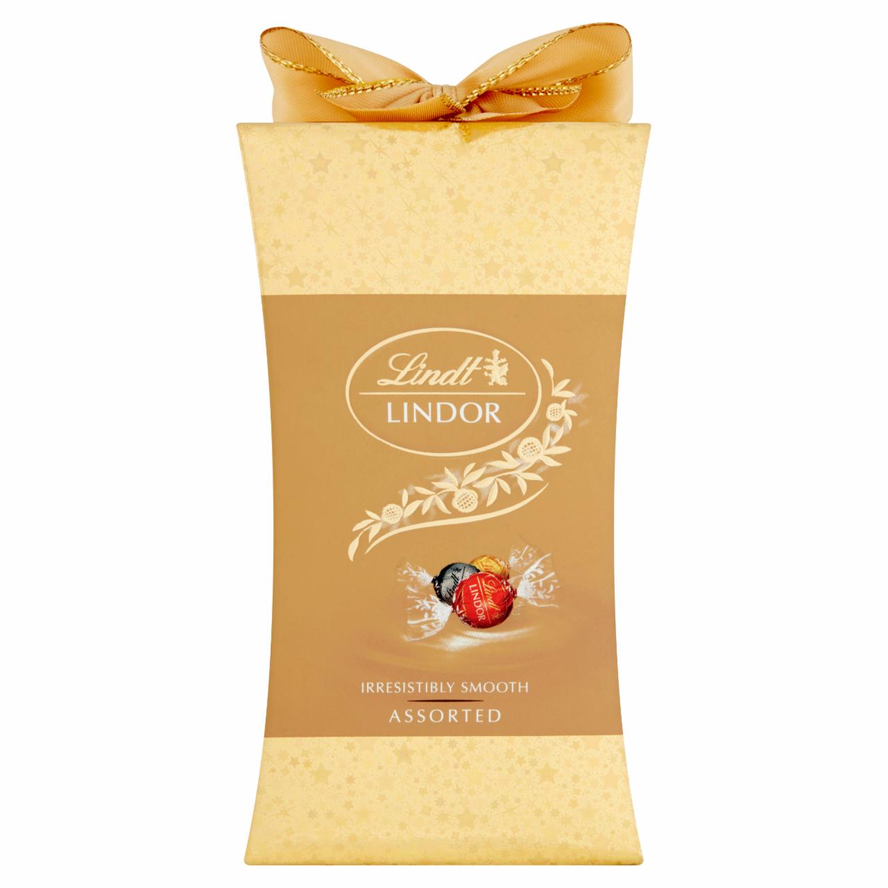 Zdjęcia - Lindt Lindor Pralinki z czekolady mlecznej białej i gorzkiej z nadzieniem 75 g