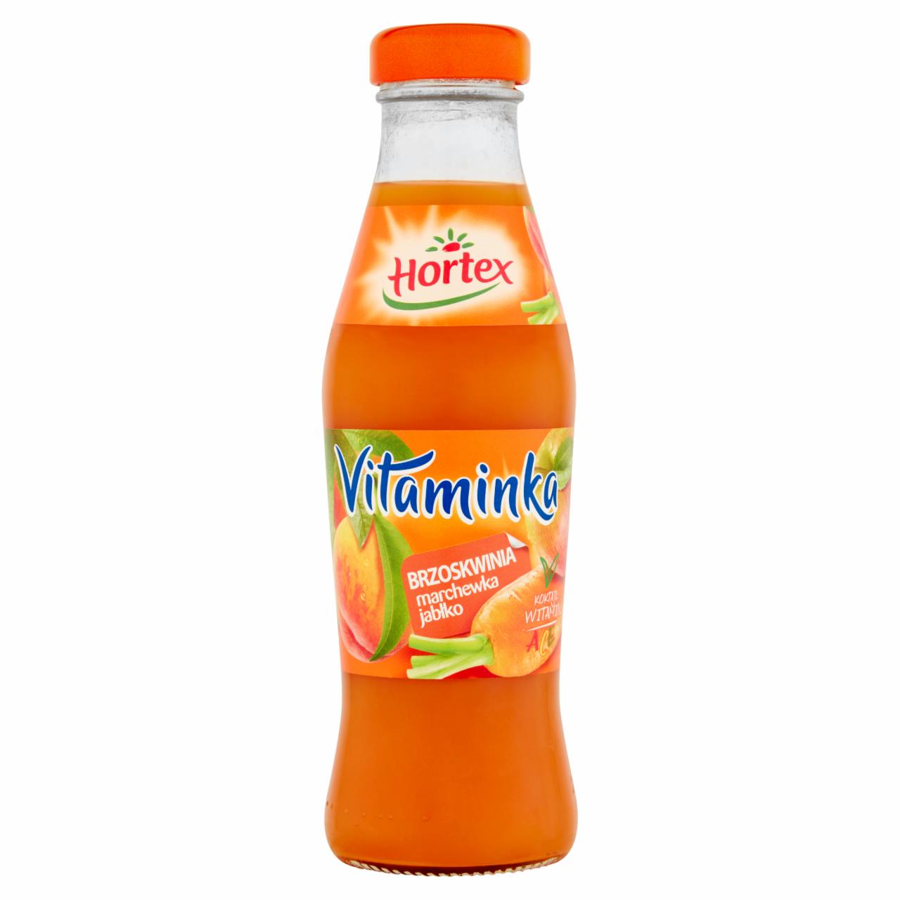 Zdjęcia - Hortex Vitaminka Brzoskwinia marchewka jabłko Sok 250 ml