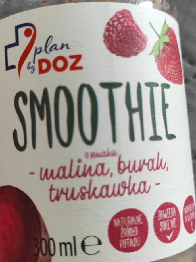 Zdjęcia - smoothie plan by DOZ malina burak truskawka