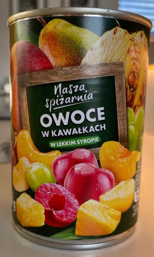 Zdjęcia - Owoce w kawałkach w lekkim syropie Nasza Spiżarnia