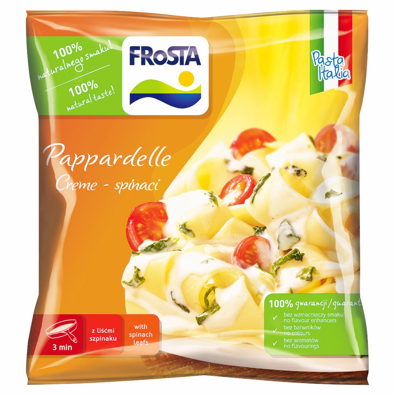 Zdjęcia - FRoSTA Pappardelle Creme-spinaci Włoskie danie 500 g